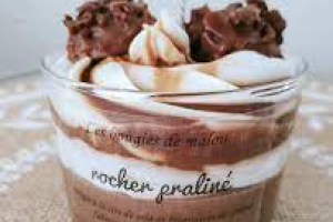 Bougie de Malou rocher praliné